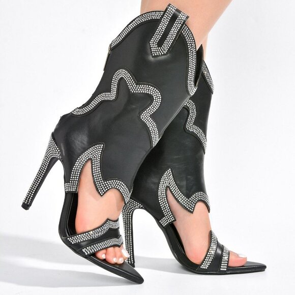 " DOING THE MOST " BLACK/RHINSTONE  ( BRAND NEW !!!!!!!!!!!!!! - Picture 3 of 7